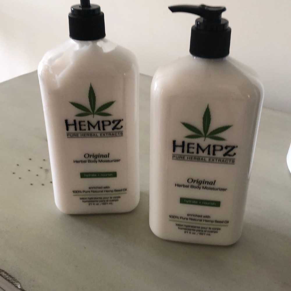 Hempz  original lotion.